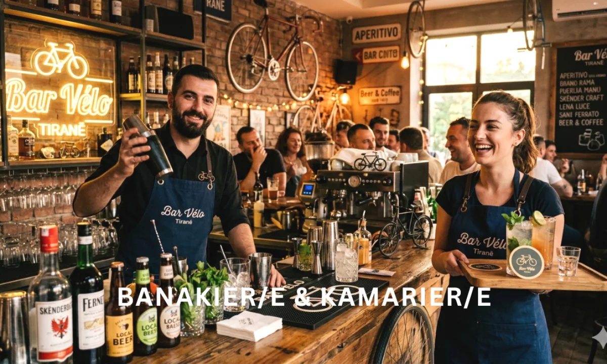 Njoftime Pune ne Sarande, Profesioni Kamarier/e & Banakier/e , Me eksperience, Pagesa Me Marreveshje.