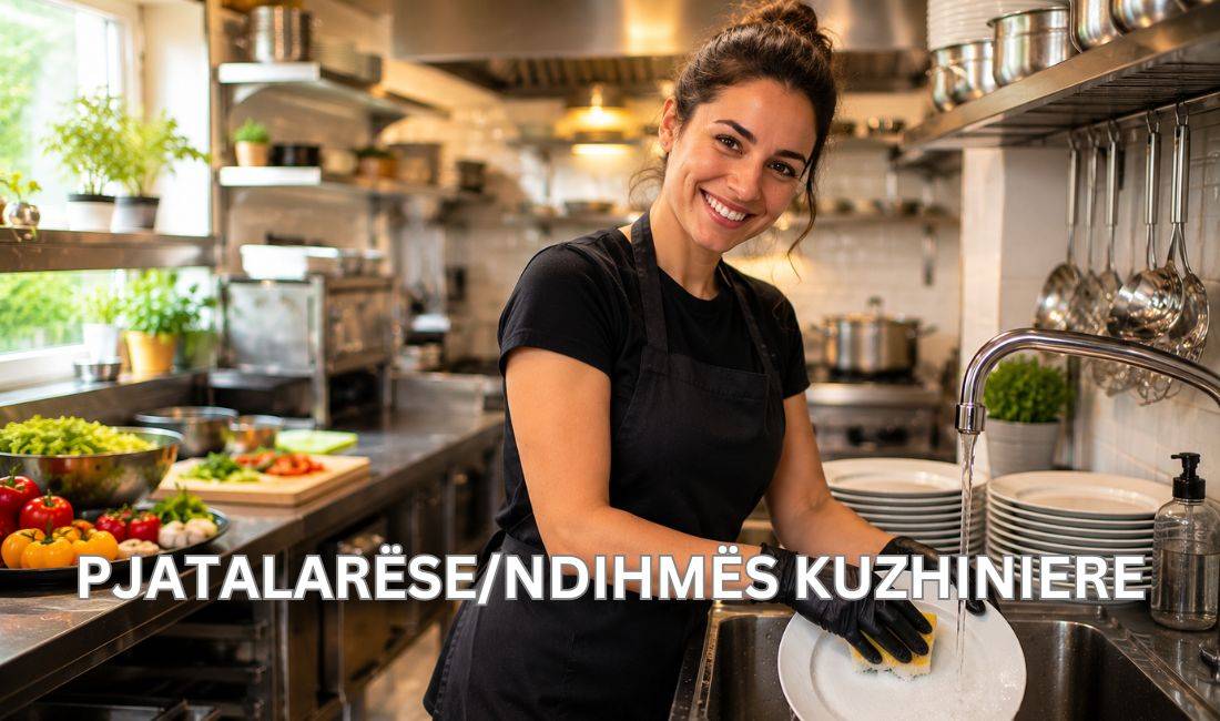 Njoftime Pune ne Tirane, Profesioni Pjatalarese/Ndihmes Kuzhiniere , Me eksperience, Pagesa Me Marreveshje.