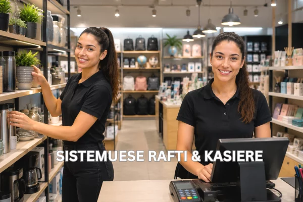 Njoftime Pune per 5 Sistemuese Rafti &amp; 2 Kasiere ne Tirane