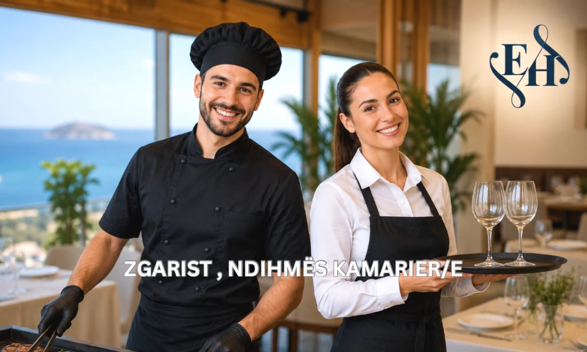 Njoftime Pune ne Sarande, Profesioni Zgarist me eksperiencë, Ndihmës Kamarier/e , Me eksperience, Pagesa Me Marreveshje.