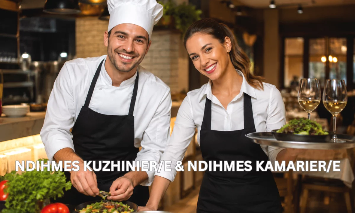 Njoftime Pune ne Vlore, Profesioni Ndihmes Kuzhinier/E & Ndihmes Kamarier/E , Fillestar/Pak eksperience, Pagesa Me Marreveshje.