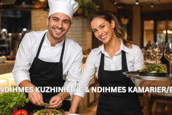 Njoftime Pune per Ndihmes Kuzhinier/E &amp; Ndihmes Kamarier/E ne Vlore