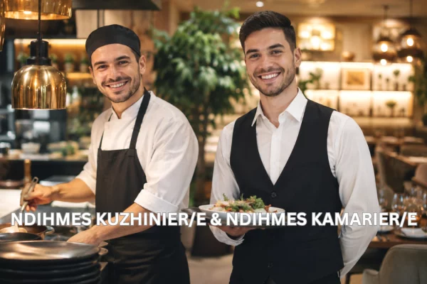 Njoftime Pune per Ndihmes Kuzhinier/e &amp; Ndihmes Kamarier/e ne Sarande