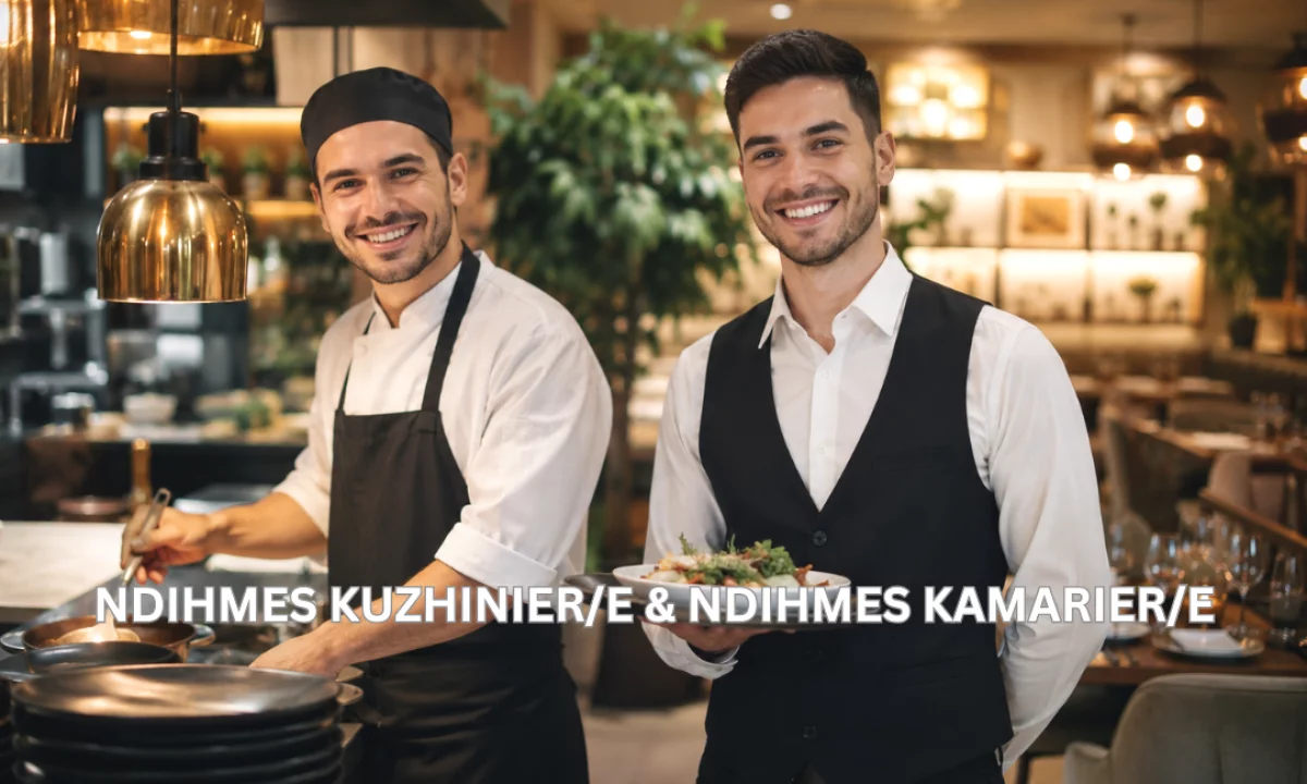 Njoftime Pune ne Sarande, Profesioni Ndihmes Kuzhinier/e & Ndihmes Kamarier/e , Fillestar/Pak eksperience, Pagesa Me Marreveshje.
