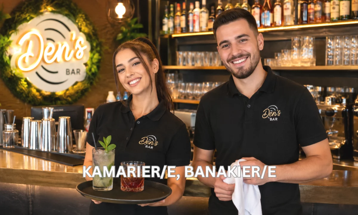 Njoftime Pune ne Tirane, Profesioni Kamarier/e Banakier/e , Fillestar/Pak eksperience, Pagesa Me Marreveshje.