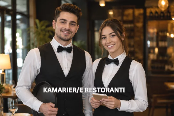 Njoftime Pune per Kamarier/e ne Tirane