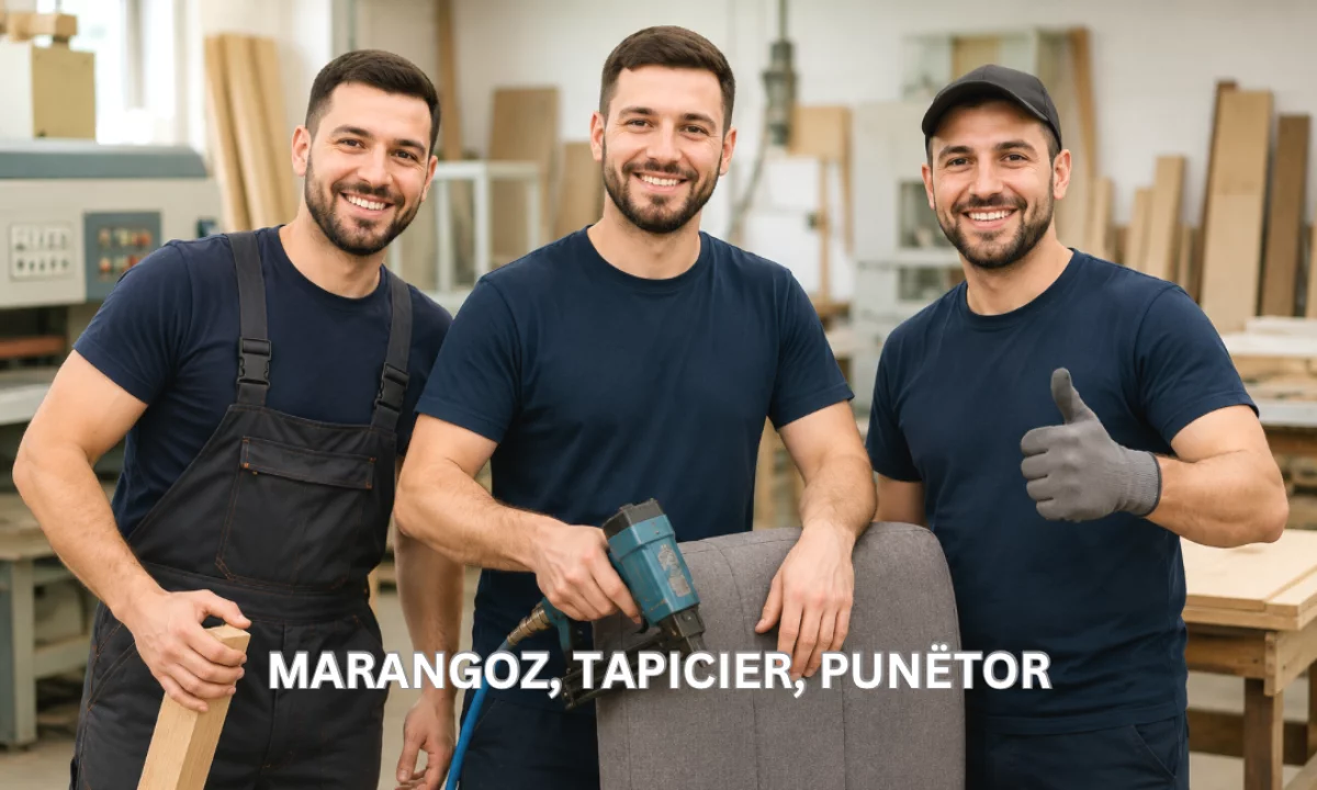 Njoftime Pune ne Lushnje, Profesioni Marangoz , Tapicier , Punëtor , Fillestar/Pak eksperience, Pagesa Me Marreveshje.
