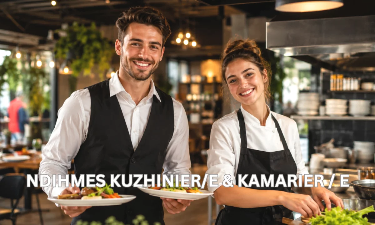 Offerte di lavoro a Kruja, Profession Ndihmes Kuzhinier/e & Kamarier / e , Principiante/Poca esperienza, Pagamento Trattabile.