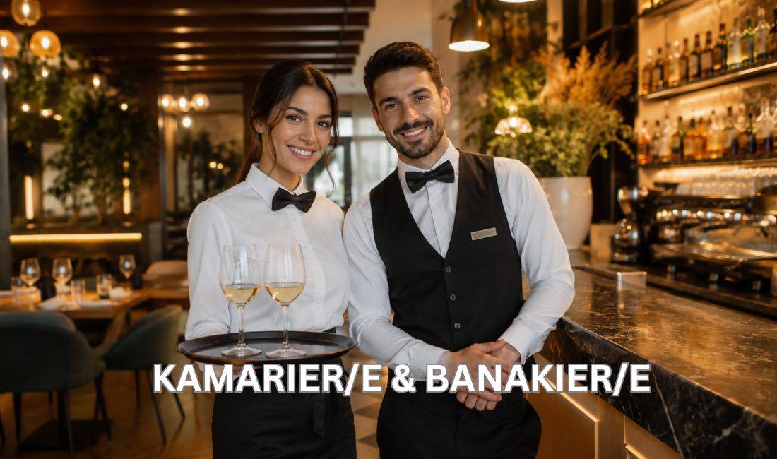 Njoftime Pune ne Tirane, Profesioni Kamarier dhe Banakier , Fillestar/Pak eksperience, Pagesa Me Marreveshje.