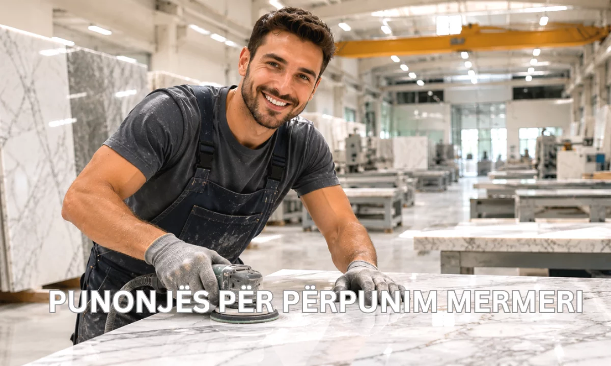 Njoftime Pune ne Tirane, Profesioni Punonjes per perpunim mermeri , Me eksperience, Pagesa Me Marreveshje.