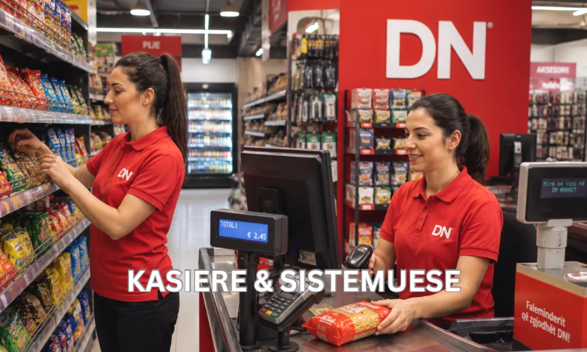 Njoftime Pune ne Tirane, Profesioni Kasiere , Sistemuese , Fillestar/Pak eksperience, Pagesa Me Marreveshje.