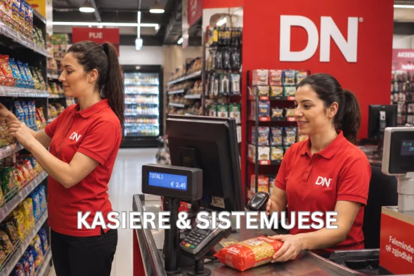 Njoftime Pune per Kasiere , Sistemuese ne Tirane