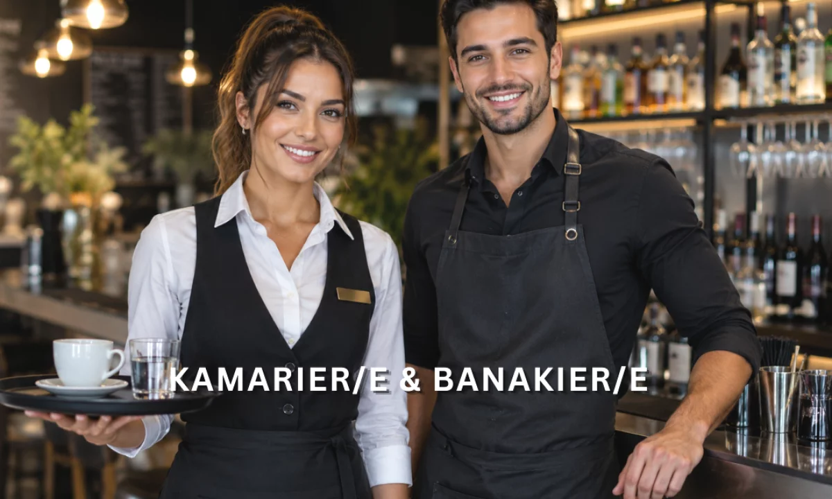 Njoftime Pune ne Tirane, Profesioni Kamarier/e – Banakier/e , Fillestar/Pak eksperience, Pagesa Me Marreveshje.