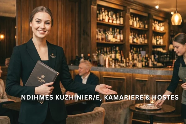 Njoftime Pune per Ndihmes kuzhinier/e, Kamariere, Hostes ne Sarande
