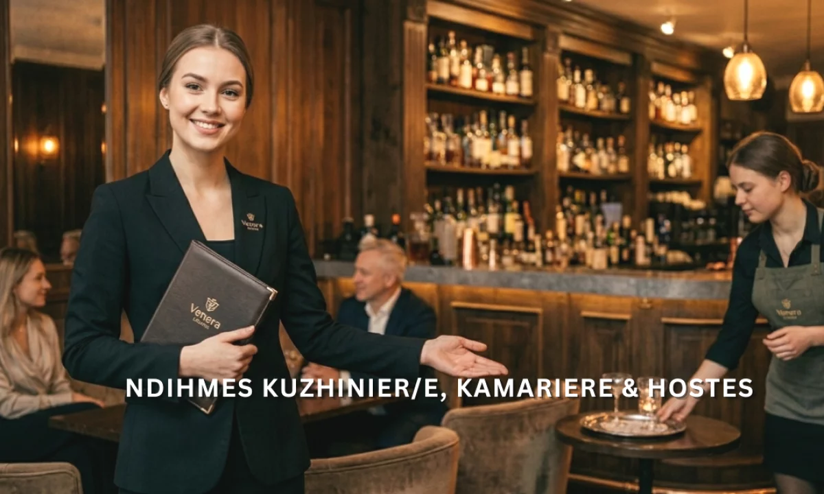 Njoftime Pune ne Sarande, Profesioni Ndihmes kuzhinier/e, Kamariere, Hostes , Fillestar/Pak eksperience, Pagesa Me Marreveshje.