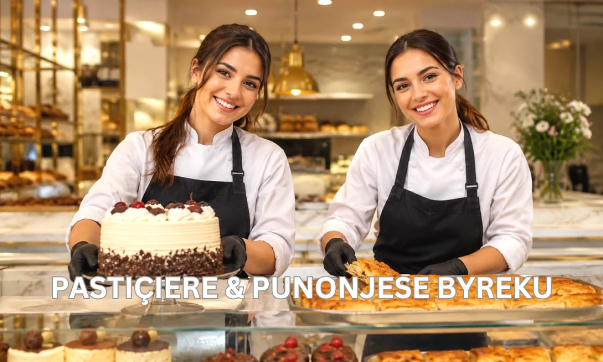 Njoftime Pune ne Fier, Profesioni PASTIÇIERE & PUNONJESE BYREKU , Me eksperience, Pagesa Me Marreveshje.