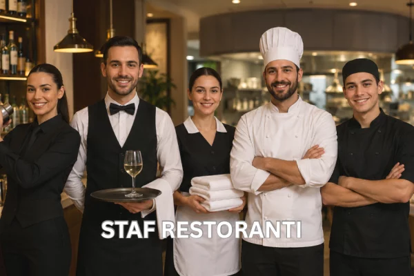 Offerte di lavoro per Bartender/e,Kamarier/e,Sanitare Salle,Kuzhinier/e, Ndihmës Kuzhinier/e a Durazzo