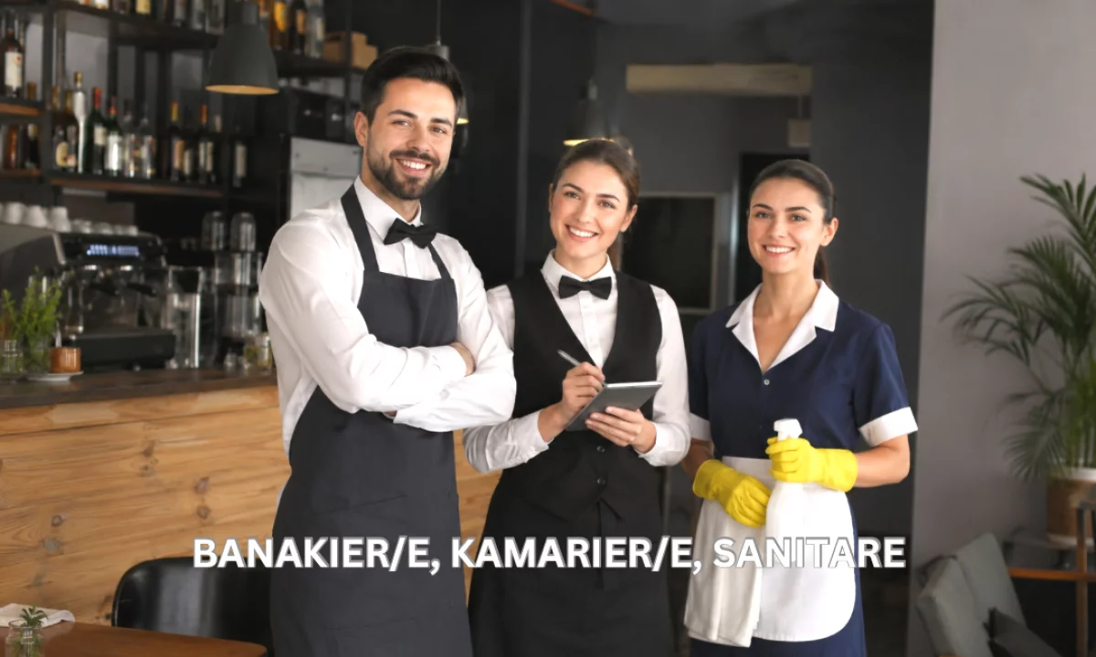 Njoftime Pune ne Tirane, Profesioni Banakier/e , Kamarier/e , Sanitare , Fillestar/Pak eksperience, Pagesa Me Marreveshje.