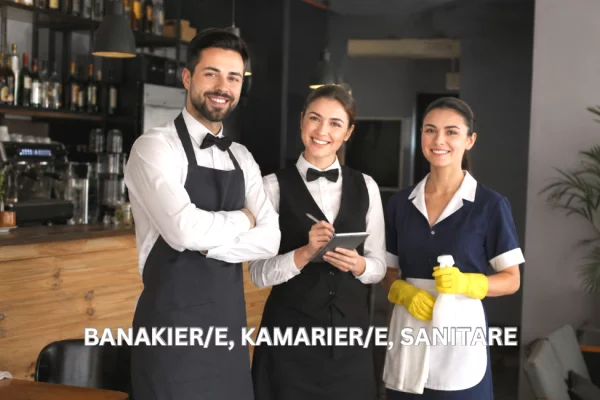 Njoftime Pune per Banakier/e , Kamarier/e , Sanitare ne Tirane
