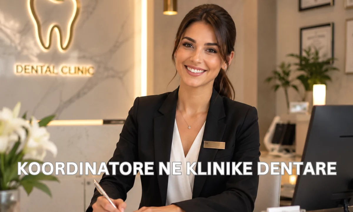 Njoftime Pune ne Tirane, Profesioni Koordinatore Klinike Dentare , Fillestar/Pak eksperience, Pagesa 100,000  Leke.