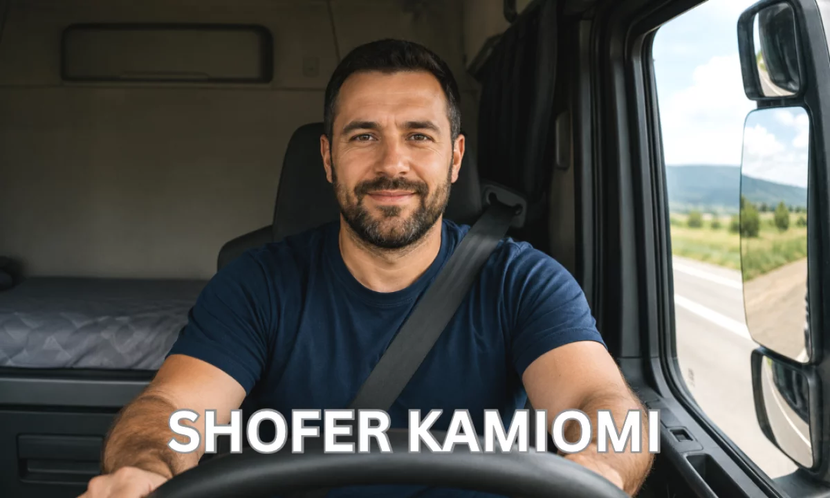 Job Offers in Tirana, Profession Shofer Kaminoni , Beginner/Little experience, Payment 80,000  Leke.