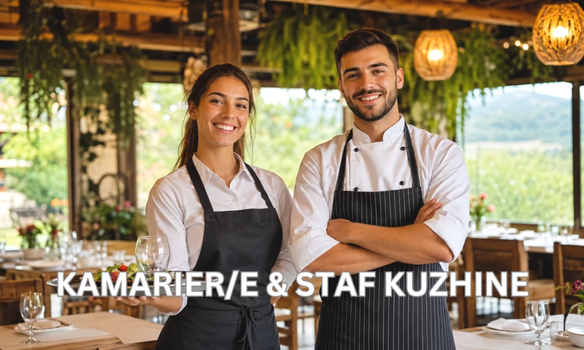 Njoftime Pune ne Durres, Profesioni KAMARIER/E & STAF KUZHINE , Fillestar/Pak eksperience, Pagesa Me Marreveshje.