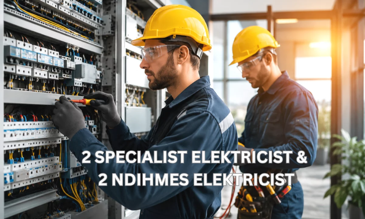 Njoftime Pune ne Tirane, Profesioni 2 SPECIALIST ELEKTRICIST & 2 NDIHMES ELEKTRICIST , Me eksperience, Pagesa Me Marreveshje.