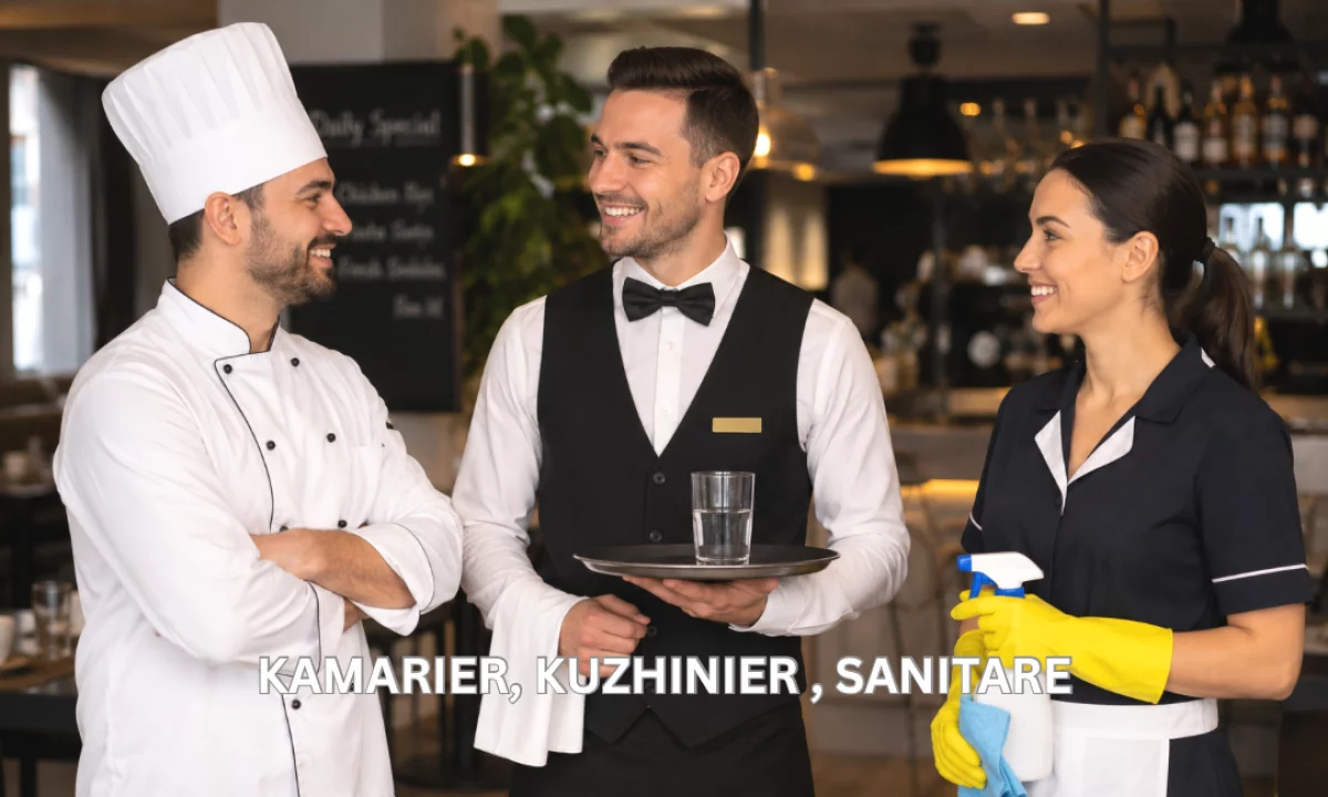 Njoftime Pune ne Tirane, Profesioni Kuzhinier, Kamarier, Sanitare , Me eksperience, Pagesa Me Marreveshje.