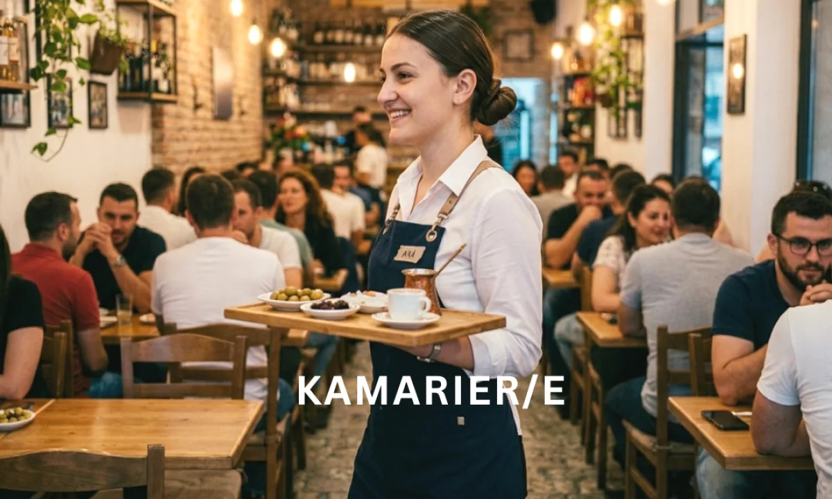 Njoftime Pune ne Tirane, Profesioni Kamarier/e , Fillestar/Pak eksperience, Pagesa Me Marreveshje.