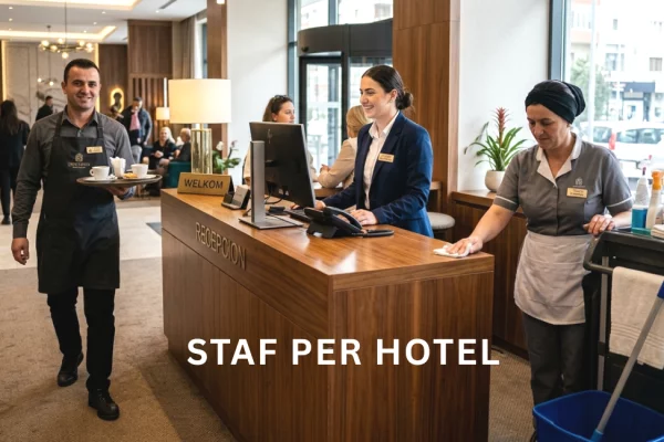 Job Offers for Recepsionist/e, Sanitare, Ndihmese banakier/e, Kamarier/e, Mirembajtes in Korca