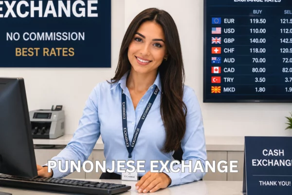 Njoftime Pune per Punonjese ne exchange ne Durres