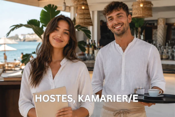 Job Offers for Hostes, Kamarier/e in Saranda