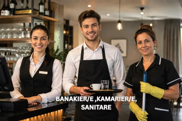 Njoftime Pune per Kamarier/e,Banakier/e,Sanitare ne Fier
