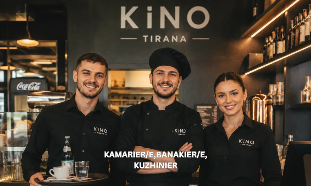 Njoftime Pune ne Tirane, Profesioni Kuzhinier,Banakier/e,Kamarier/e , Pa Eksperience, Pagesa Me Marreveshje.