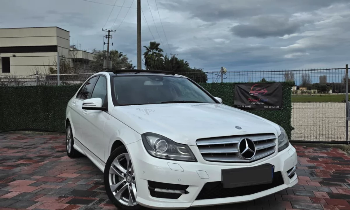 Makine me Qera ne Rinas Tirane -Mercedes C-Class duke filluar nga 35 euro dita