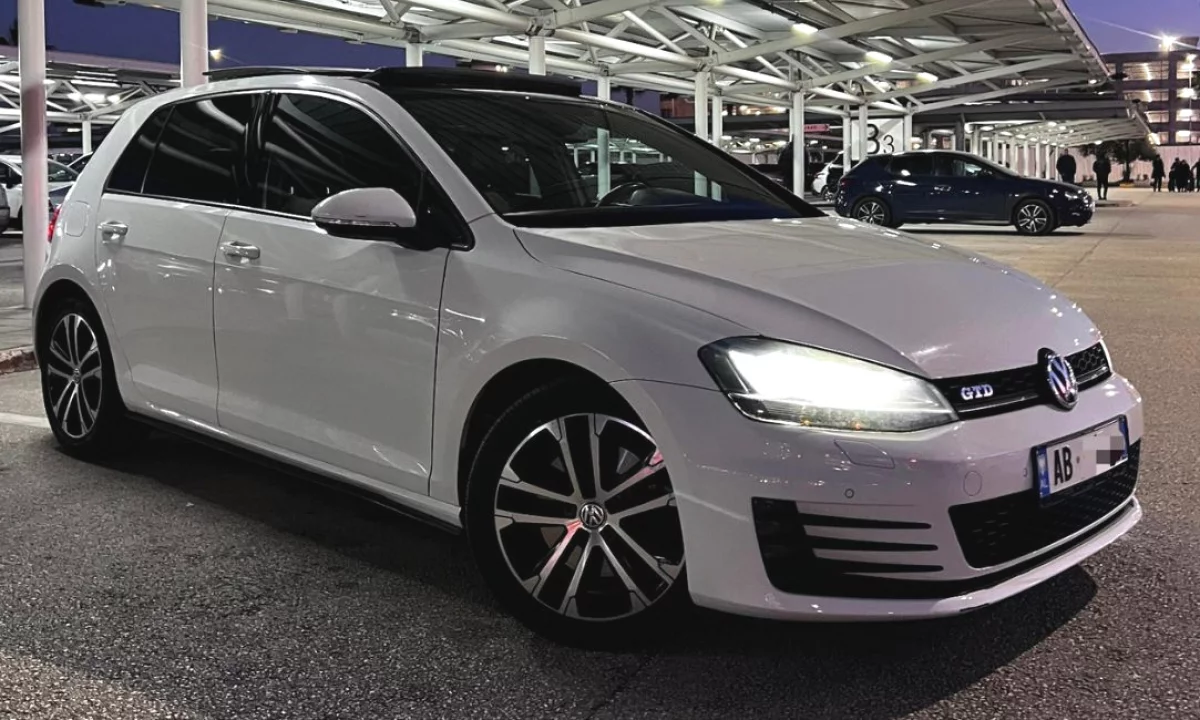 Makine me Qera ne Tirane Volkswagen Golf 7 GTD 2015 automatic duke filluar nga 50 euro dita