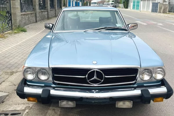 Makine me qera ne rinas tirane Mercedes-Benz 450 SLC 1973 – Klasik, Elegant & Ikonik