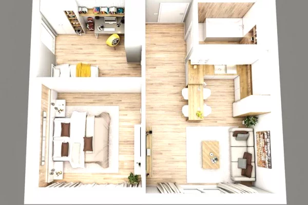 House for Sale 2+1 in Tirana - 120,000 Euro