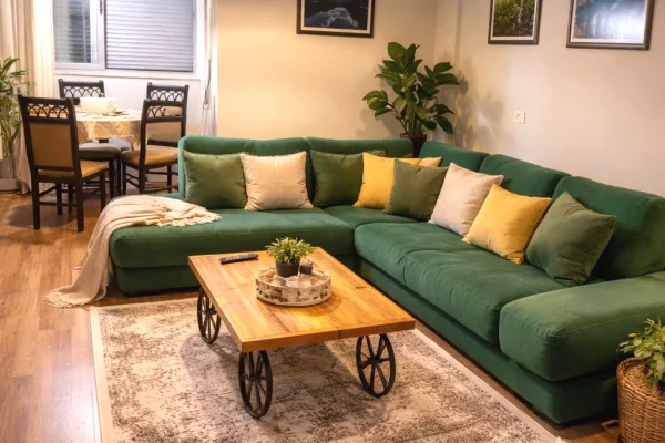 Pazari i Ri, jepet me qera apartament modern 1+1!