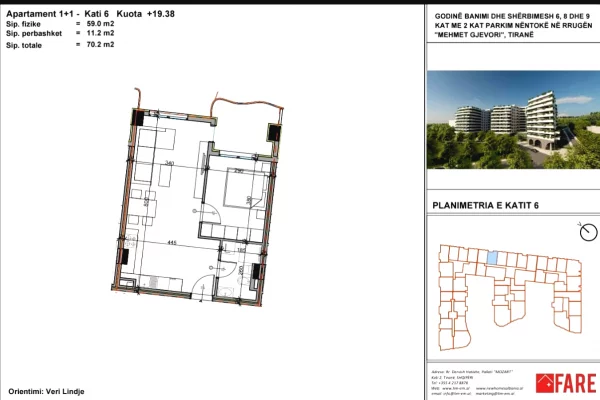  Aluna Rezidenc – Shitet Apartament 1+1