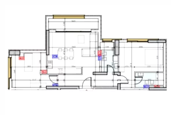 Shtepi ne shitje Apartament ne Tirane, 2+1, Mobilimi Bosh, pa mobiluar, Pagesa 45,173,700  Leke.