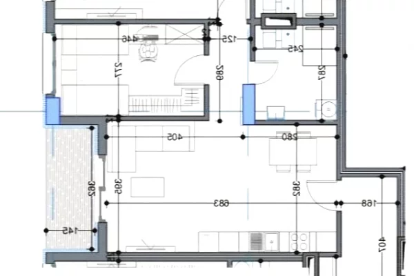Shitet Apartament 2+1+2 +ballkon – Belfiore Residence 2, Paskuqan !