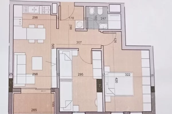 Shtepi ne shitje 2+1 ne Tirane - 100,000 Euro