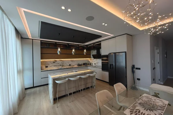 Shtepi me qera Duplex(shtepi me 2 kate) ne Tirane, 3+1, Mobilimi E mobiluar, Pagesa 3,200  Euro.
