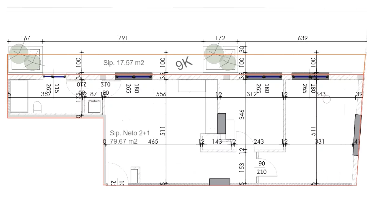 Shtepi ne shitje Apartament ne Tirane, 2+1, Mobilimi Bosh, pa mobiluar, Pagesa 190,000  Euro.