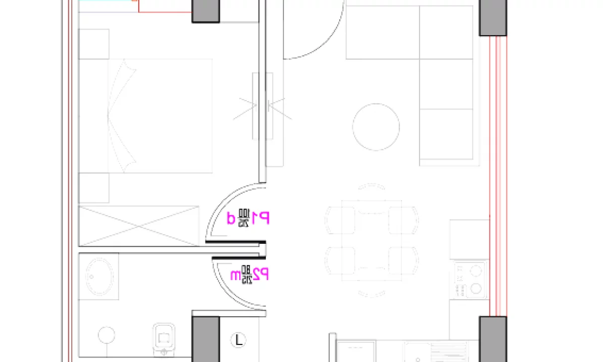 Shtepi ne shitje Apartament ne Tirane, 1+1, Mobilimi Bosh, pa mobiluar, Pagesa 130,000  Euro.