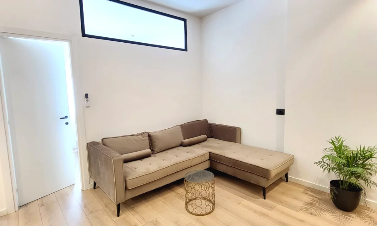 Shtepi ne shitje Apartament ne Tirane, 1+1, Mobilimi E mobiluar, Pagesa 119,900  Euro.