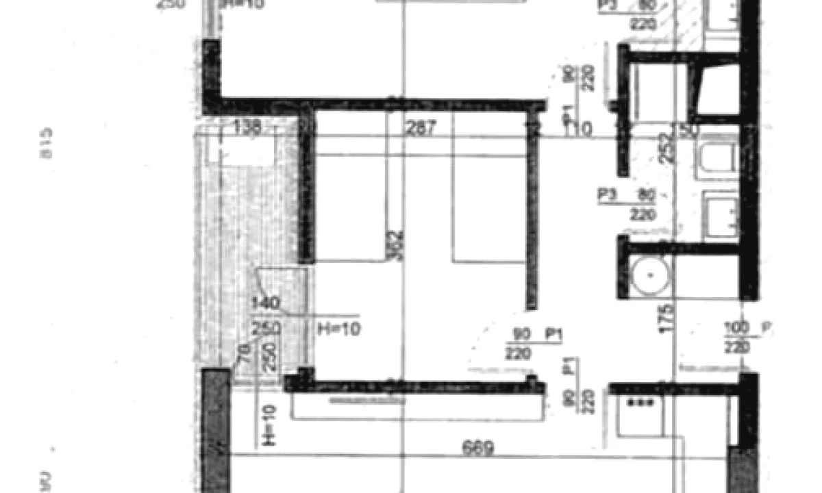 Shtepi ne shitje Apartament ne Tirane, 2+1, Mobilimi Bosh, pa mobiluar, Pagesa 151,200  Euro.