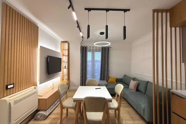 Shtepi me qera Apartament ne Tirane, 1+1, Mobilimi E mobiluar, Pagesa 80,000  Leke.