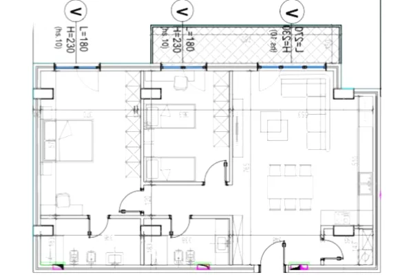 Apartment for sale in Tirana 2+1, Emty